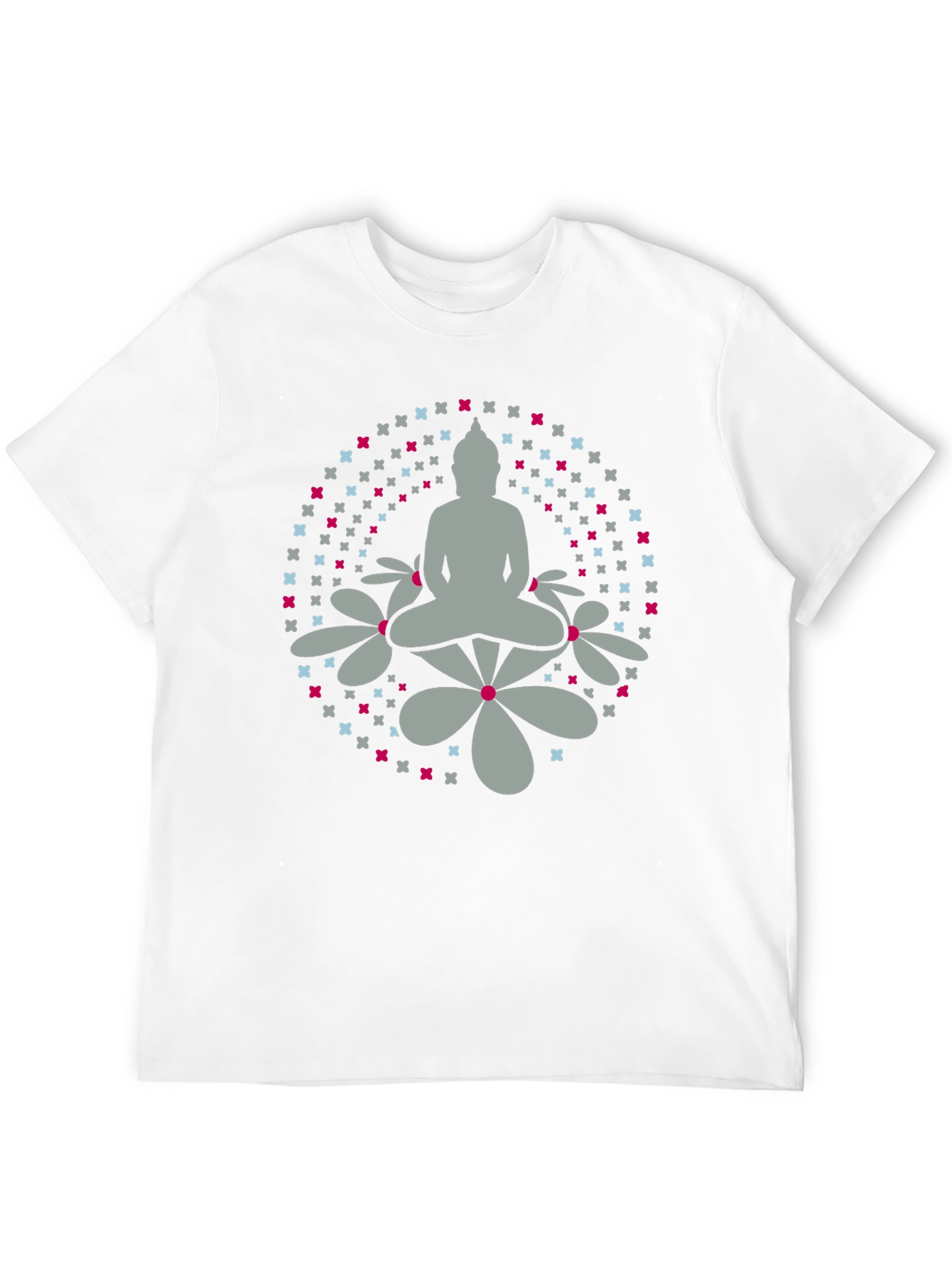 Buddha Flower Graphic T-Shirt - Unisex