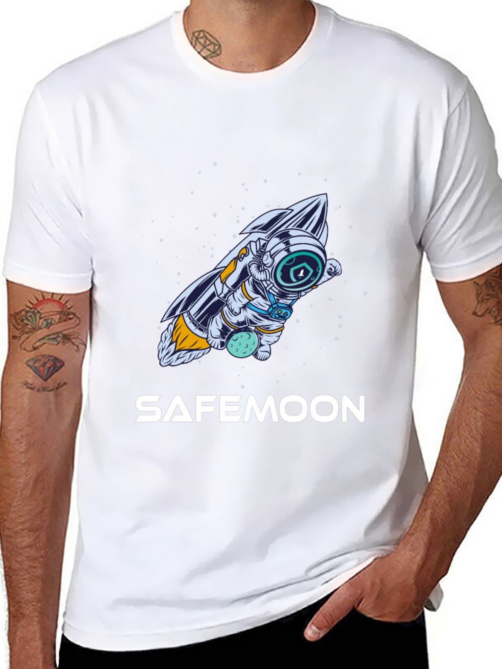 Safemoon Astronaut Black T-Shirt