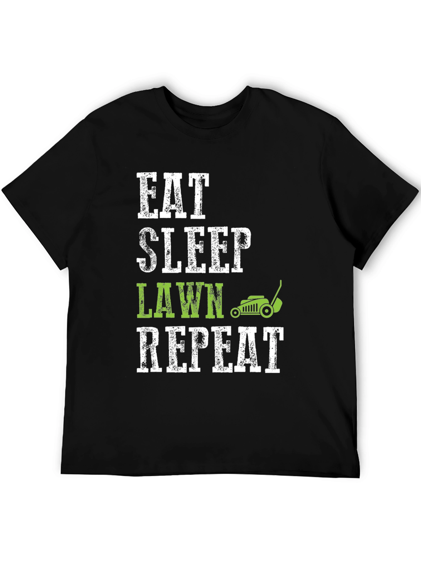 Eat Sleep Lawn Repeat T-Shirt - Gardening Humor Tee