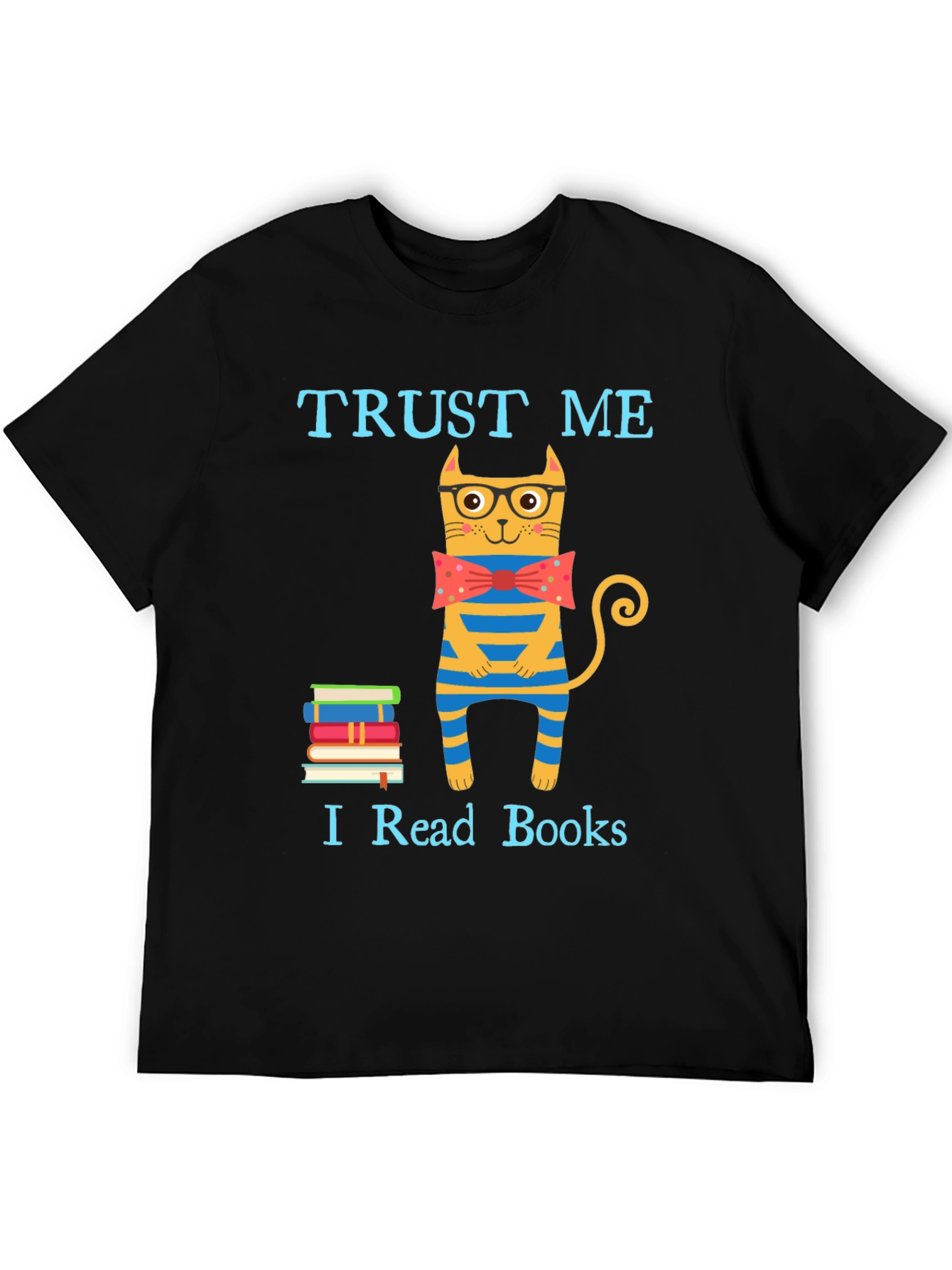 Trust Me I Read Books Funny Cat T-Shirt