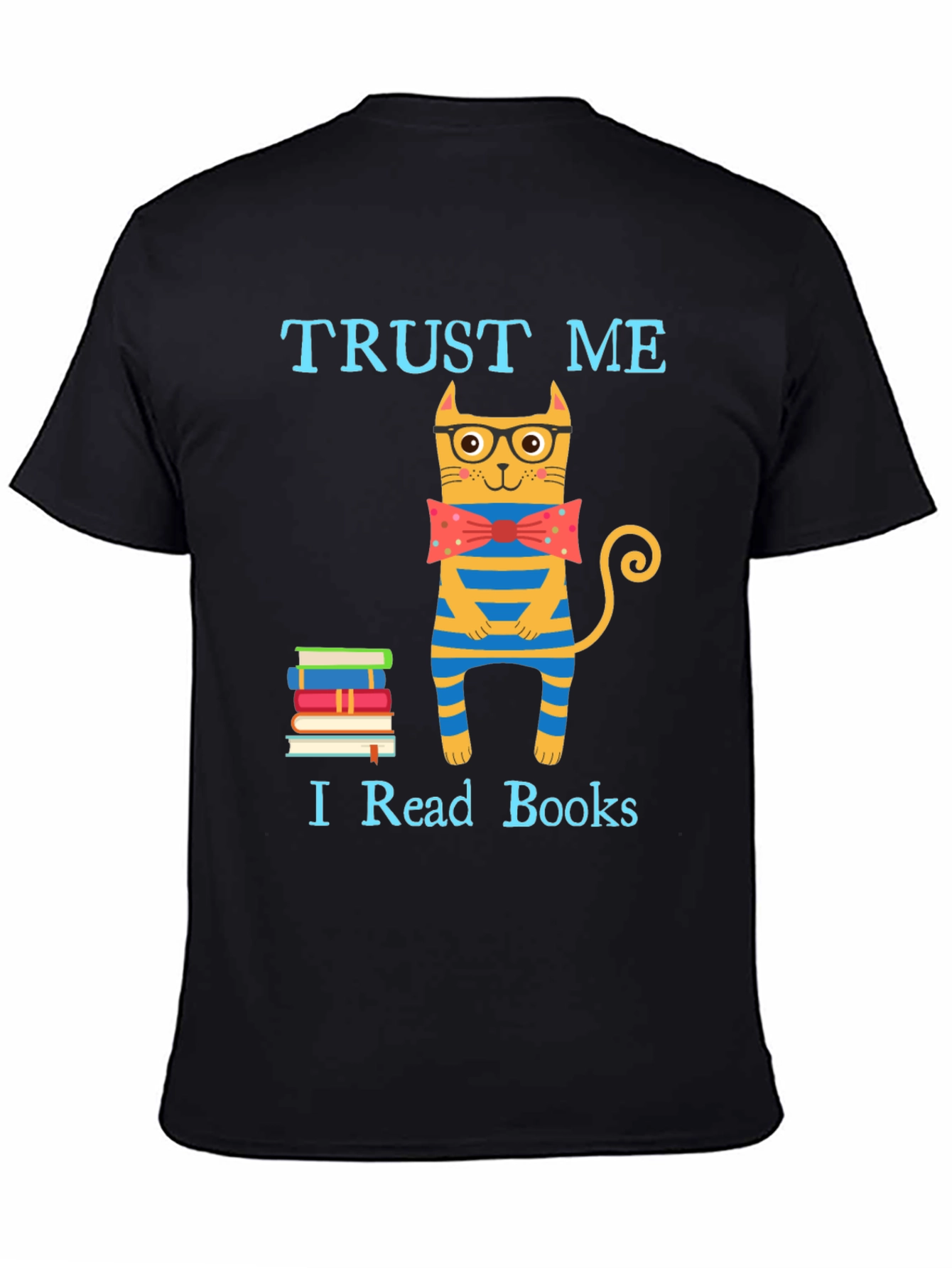 Trust Me I Read Books Funny Cat T-Shirt