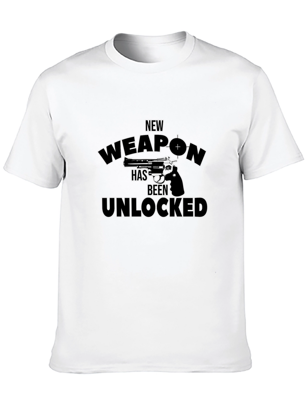 New Weapon Unlocked Novelty Graphic T-Shirt