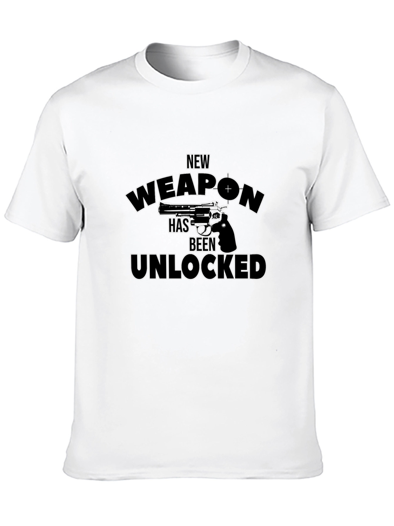 New Weapon Unlocked Novelty Graphic T-Shirt