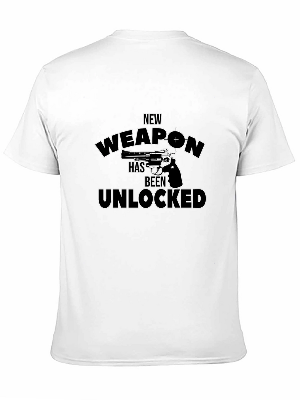 New Weapon Unlocked Novelty Graphic T-Shirt