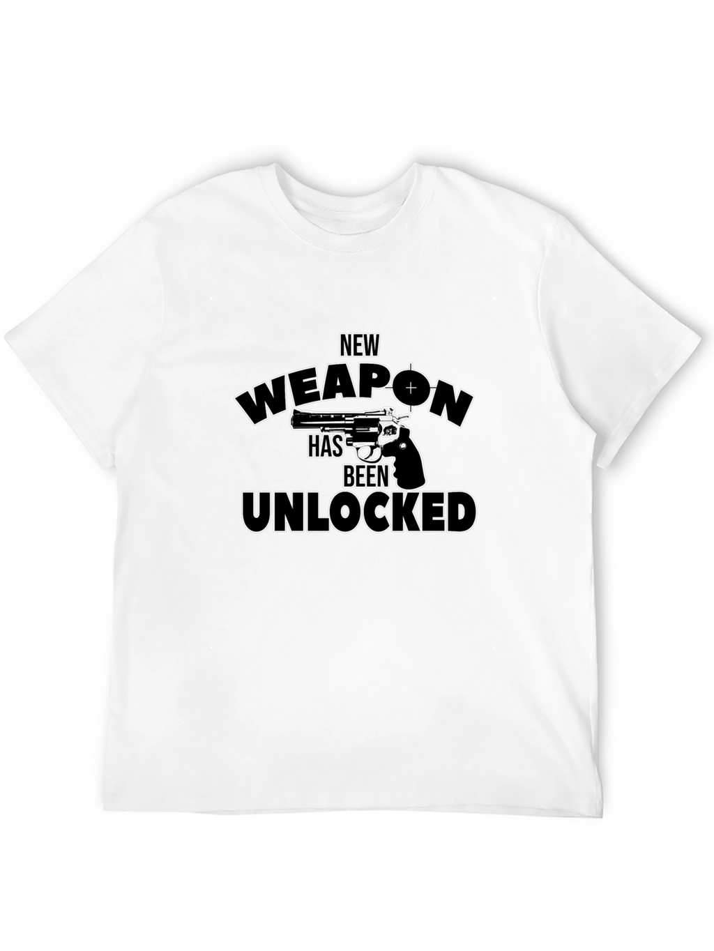 New Weapon Unlocked Novelty Graphic T-Shirt