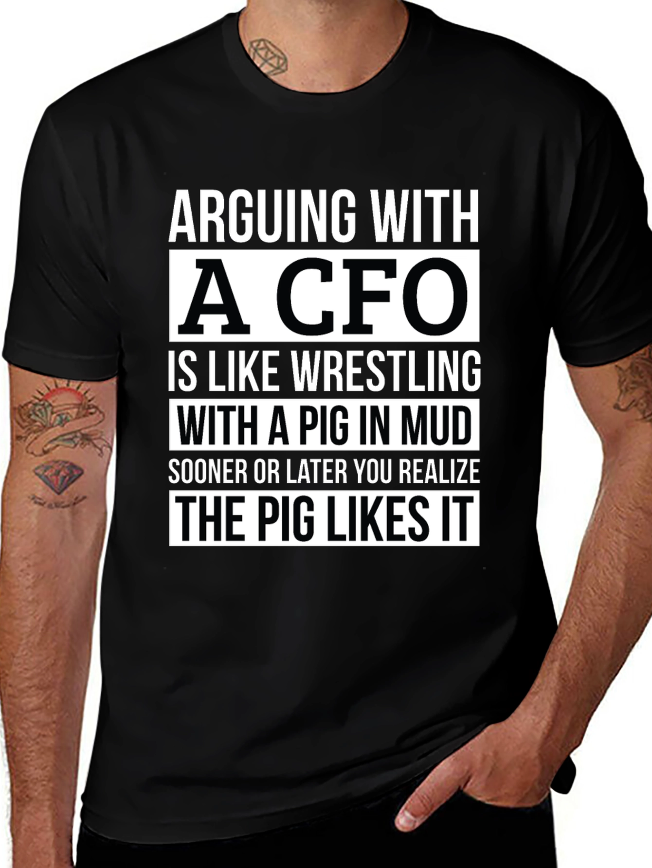 Arguing with a CFO T-Shirt Funny Finance Gift