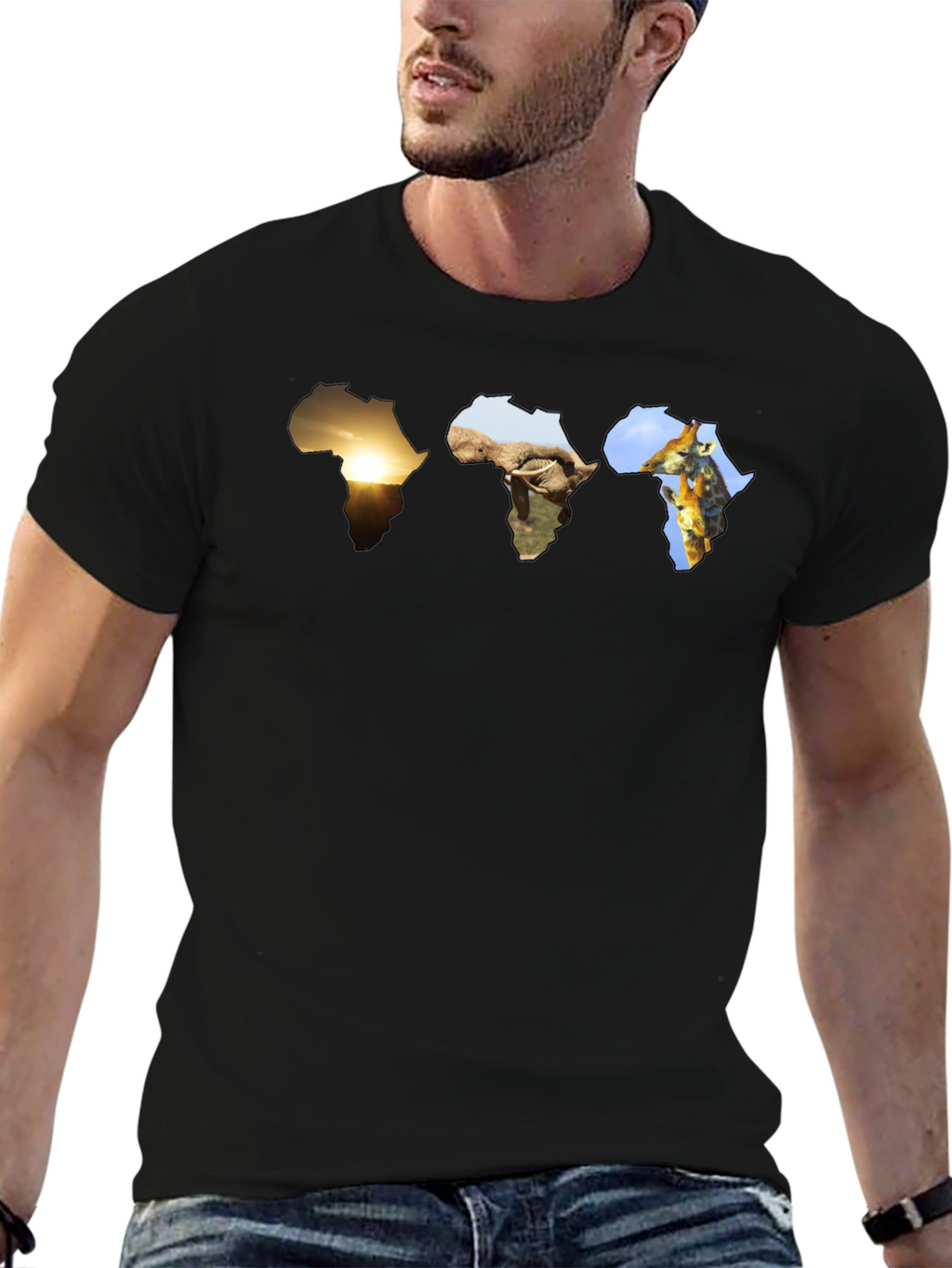 Africa Wildlife Silhouette T-Shirt
