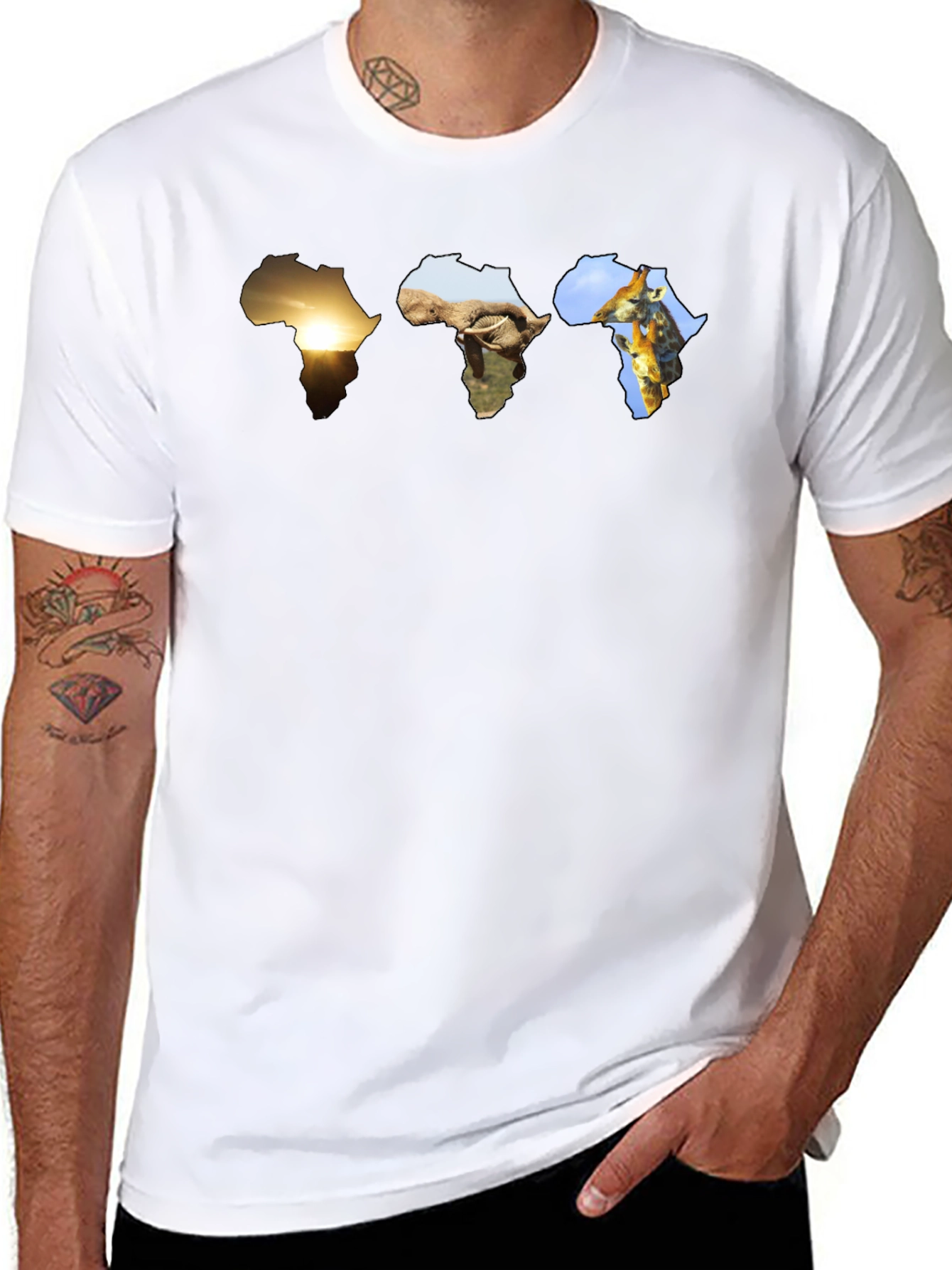Africa Wildlife Silhouette T-Shirt