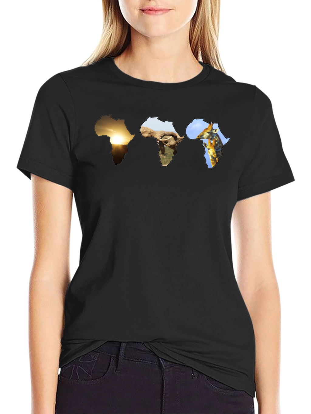 Africa Wildlife Silhouette T-Shirt