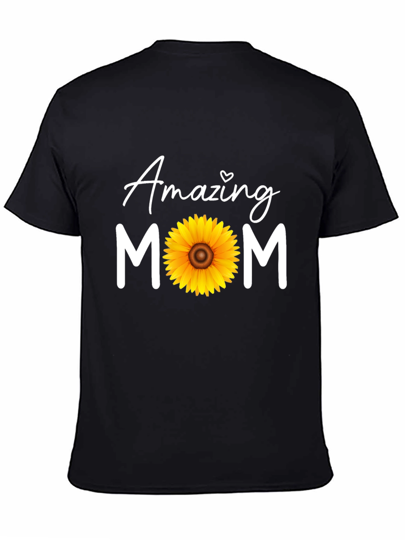 Amazing Mom Sunflower Graphic T-Shirt