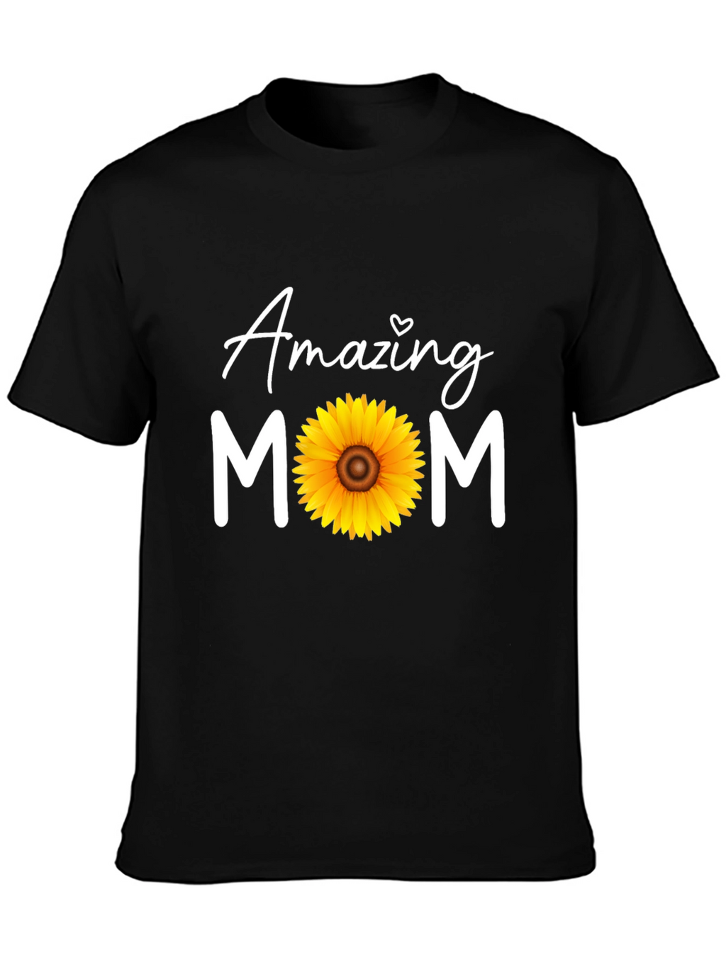 Amazing Mom Sunflower Graphic T-Shirt