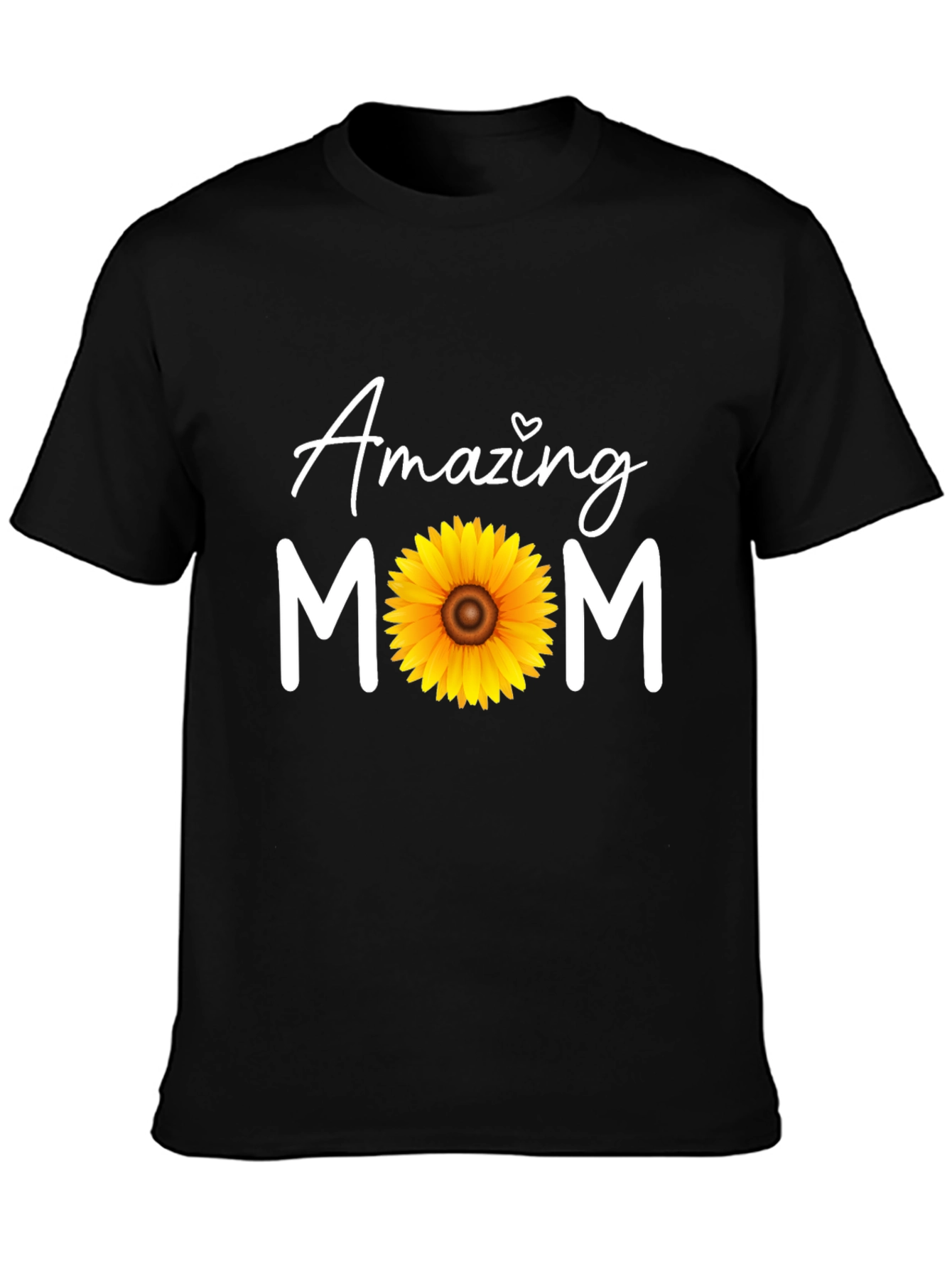 Amazing Mom Sunflower Graphic T-Shirt