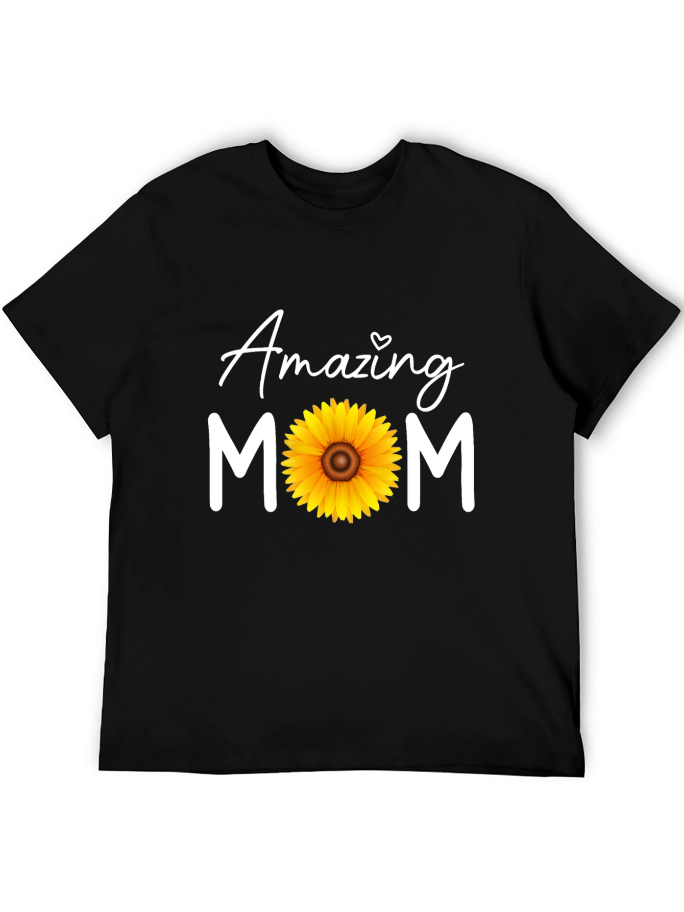 Amazing Mom Sunflower Graphic T-Shirt