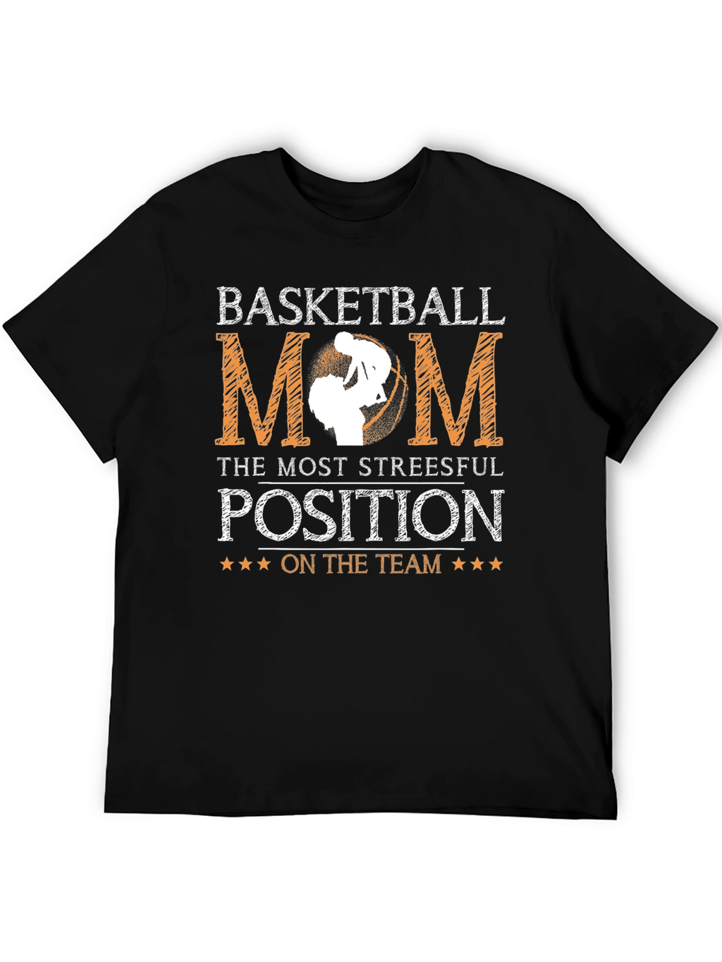 Basketball Mom T-Shirt - Stressful Position Tee
