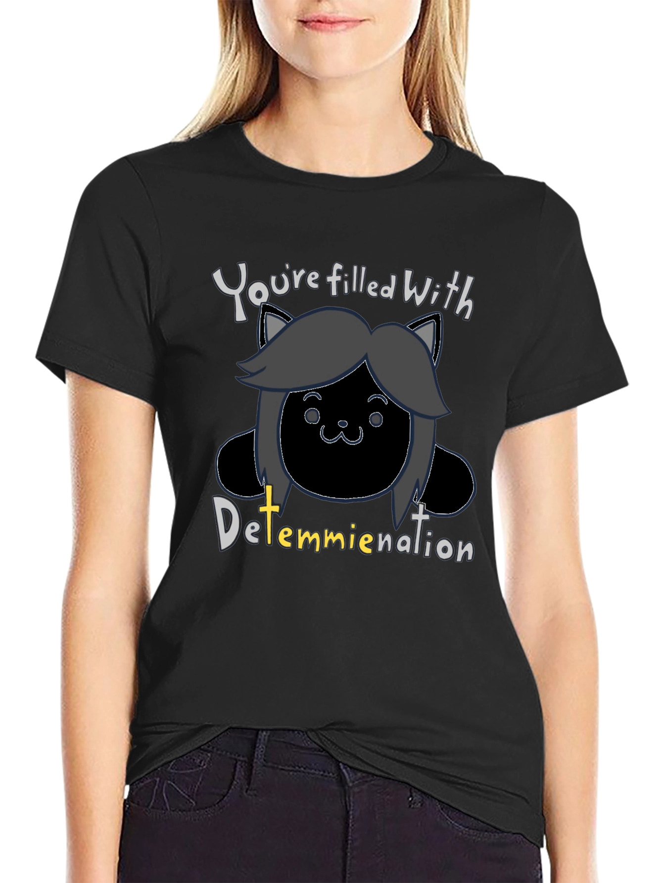 Temmie Determination Graphic Tee