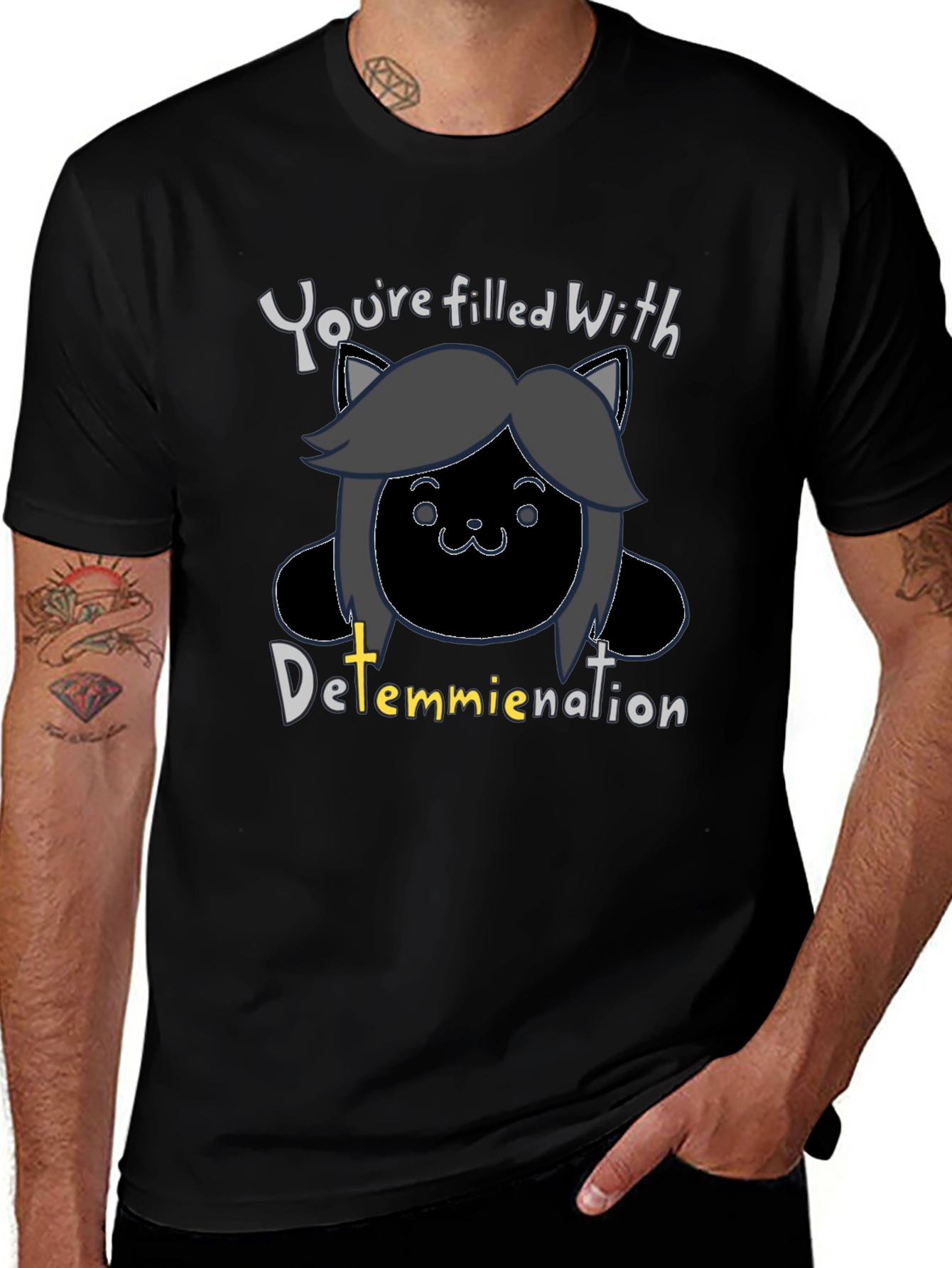 Temmie Determination Graphic Tee