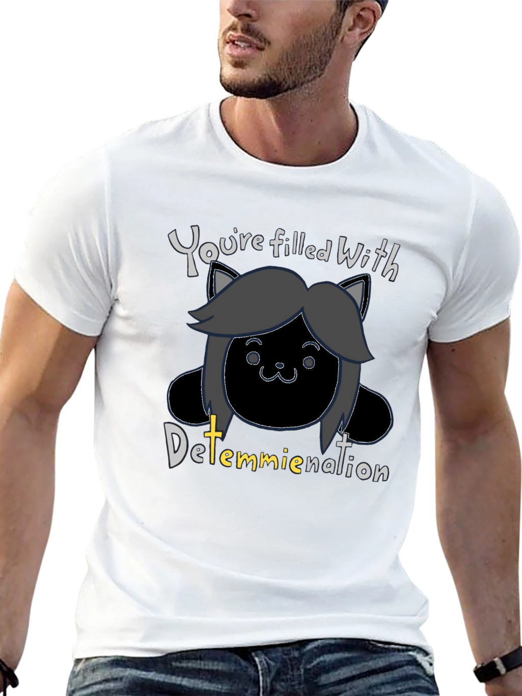 Temmie Determination Graphic Tee