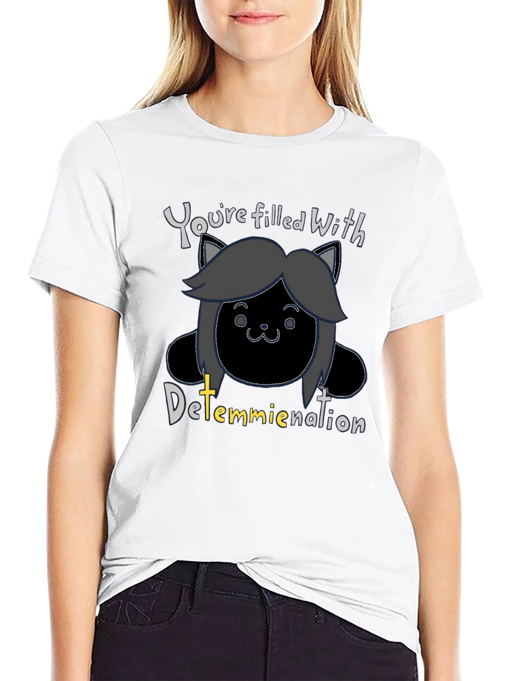 Temmie Determination Graphic Tee