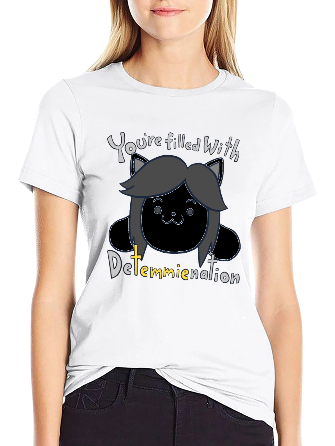 Temmie Determination Graphic Tee