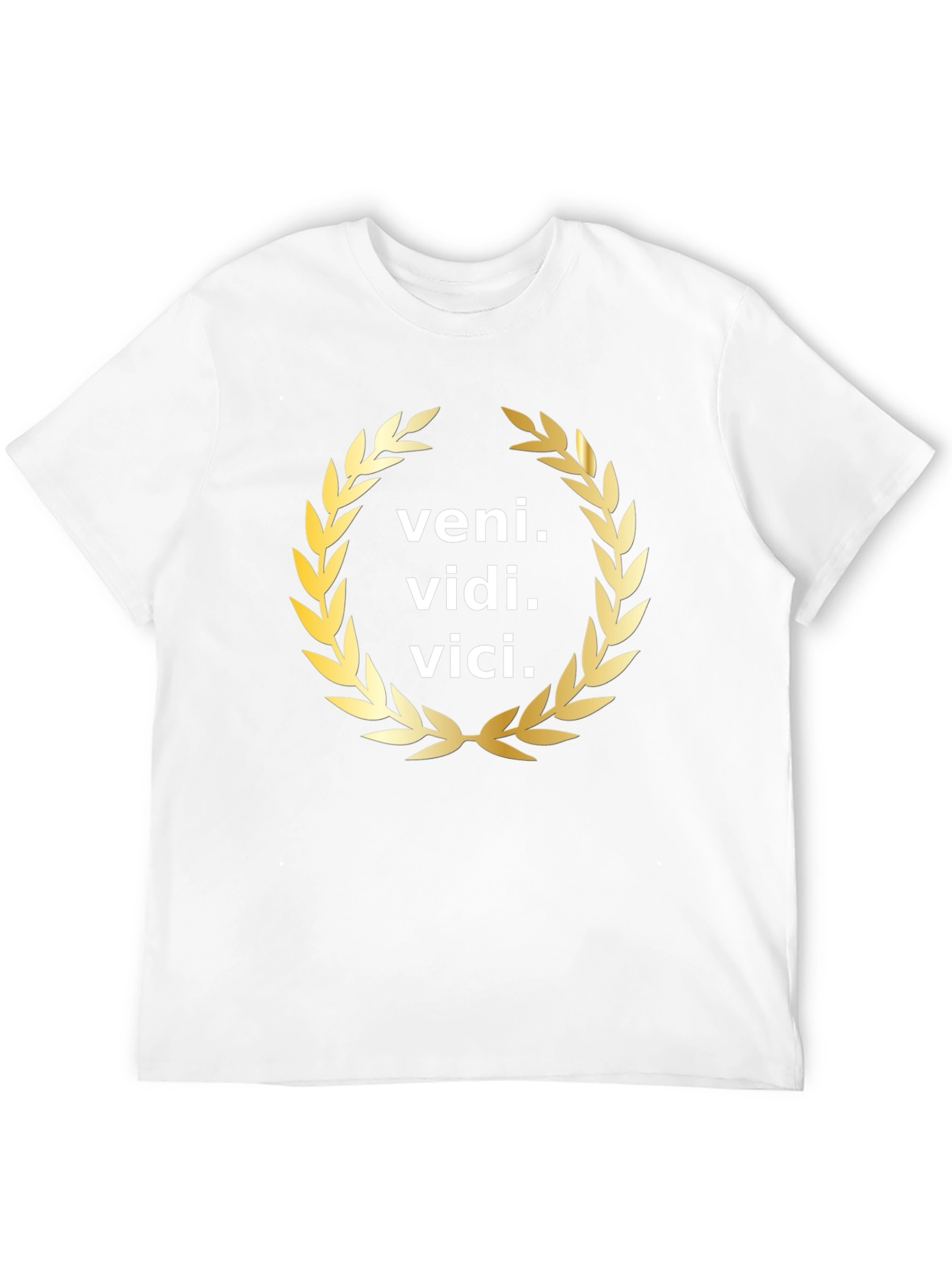 Veni Vidi Vici T-Shirt - Roman Empire Caesar Quote