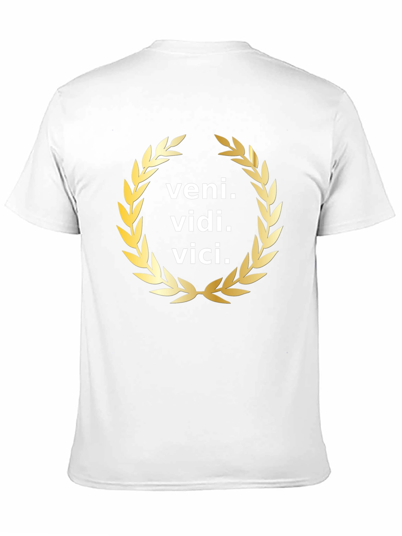 Veni Vidi Vici T-Shirt - Roman Empire Caesar Quote
