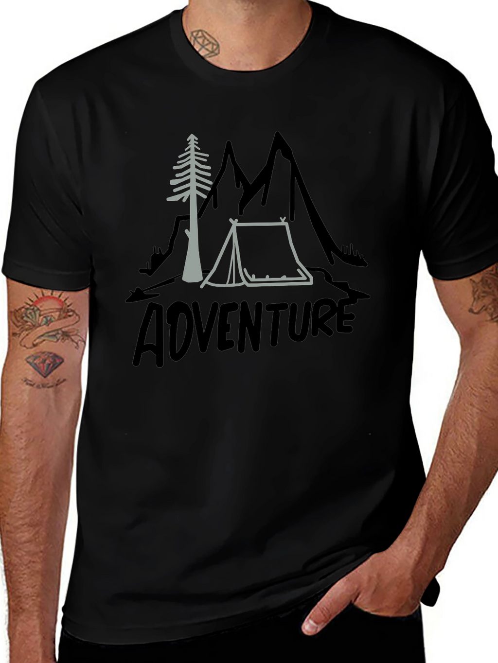 Adventure Camping Graphic Tee - Unisex