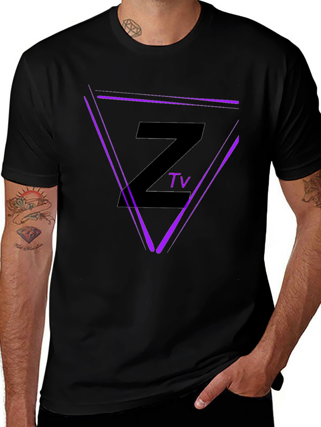 Z TV Graphic Tee - Modern Style