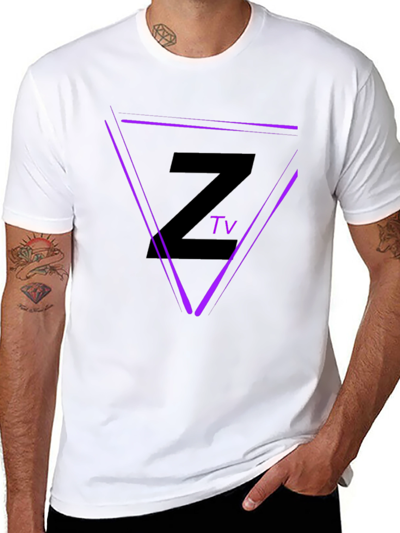 Z TV Graphic Tee - Modern Style