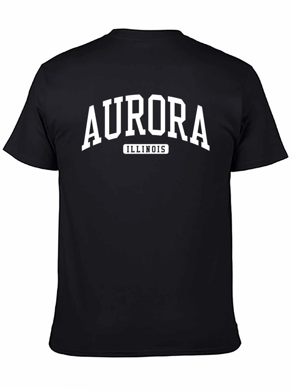 Aurora Illinois T-Shirt Black