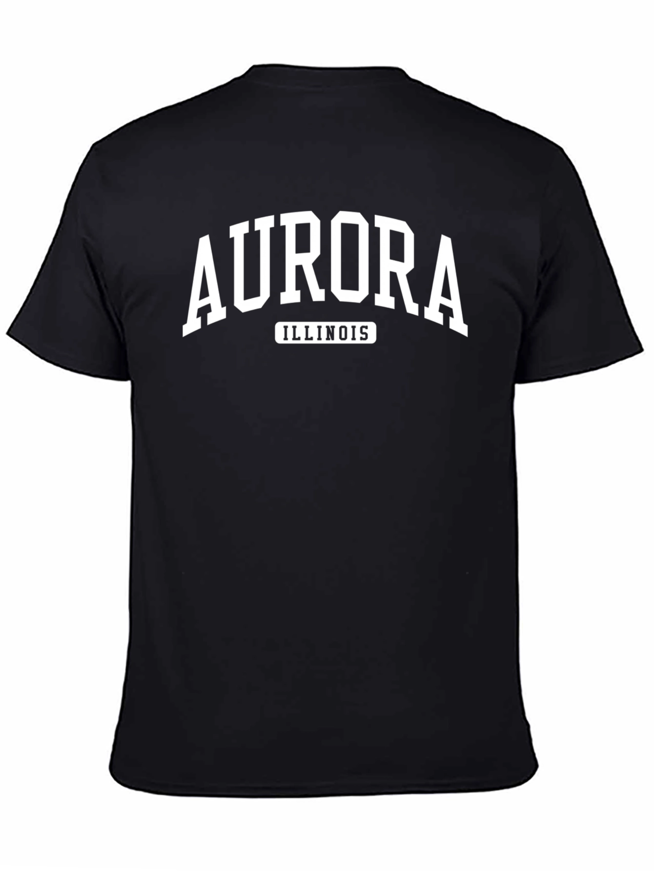 Aurora Illinois T-Shirt Black