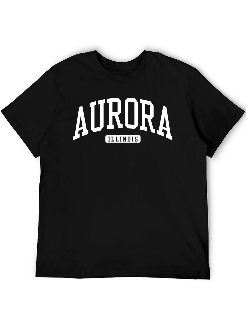 Aurora Illinois T-Shirt Black