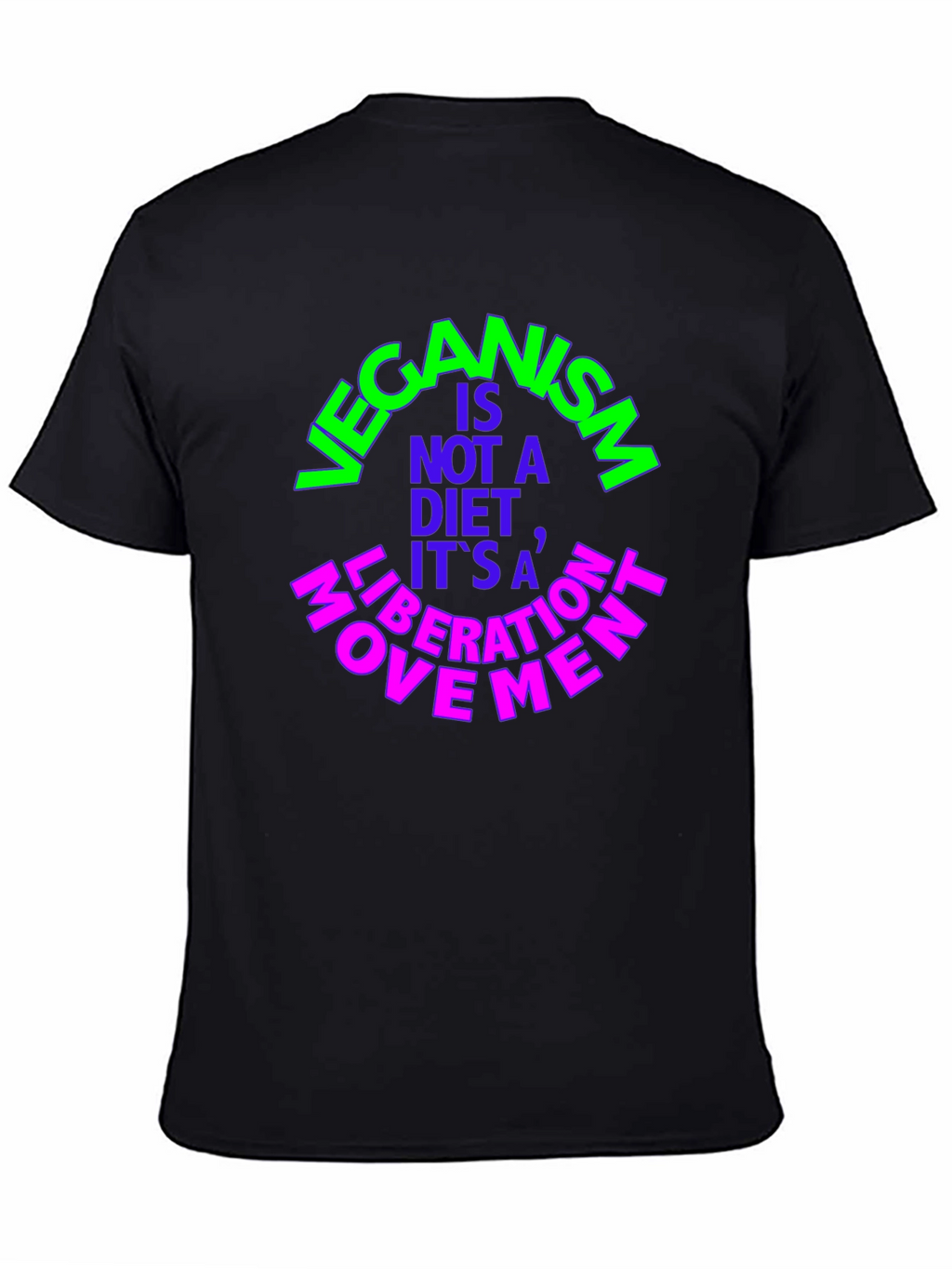 Vegan Liberation Movement Black Tee