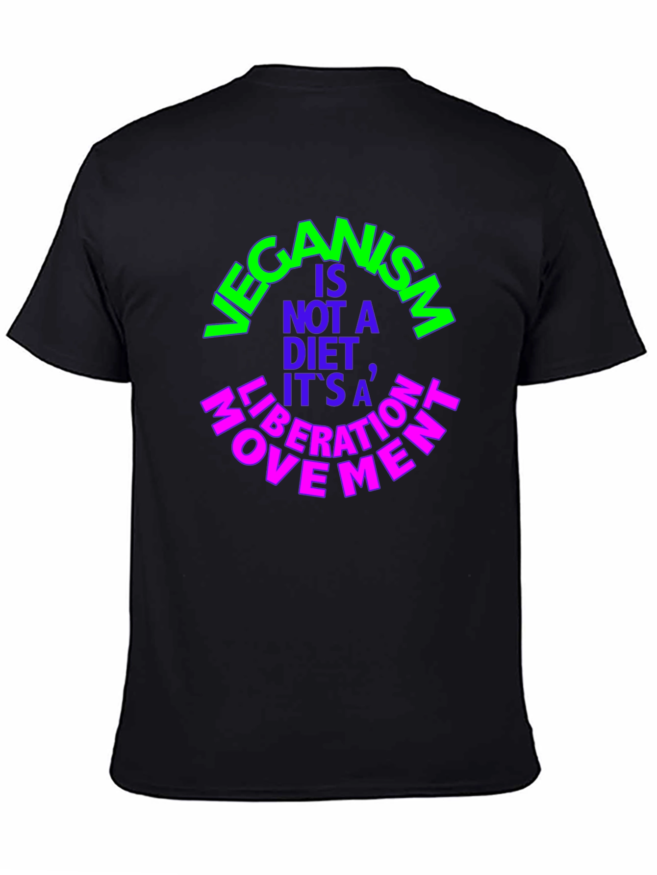 Vegan Liberation Movement Black Tee