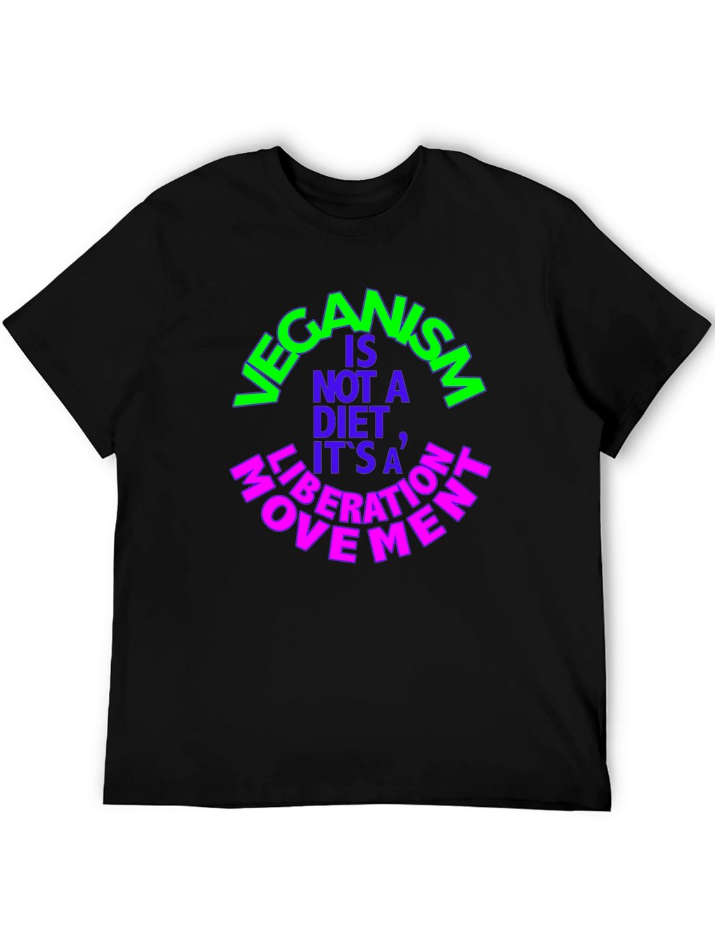 Vegan Liberation Movement Black Tee