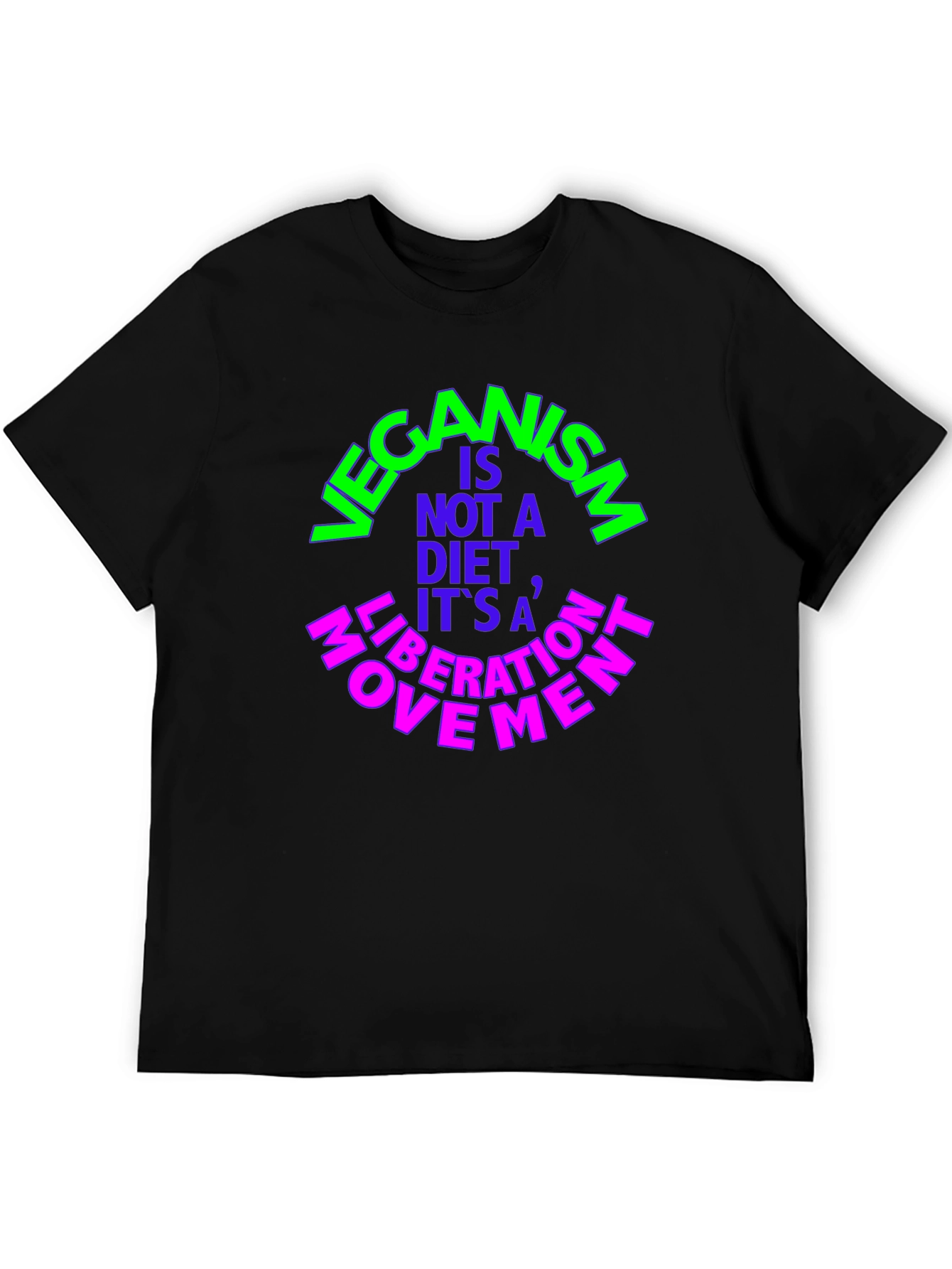 Vegan Liberation Movement Black Tee