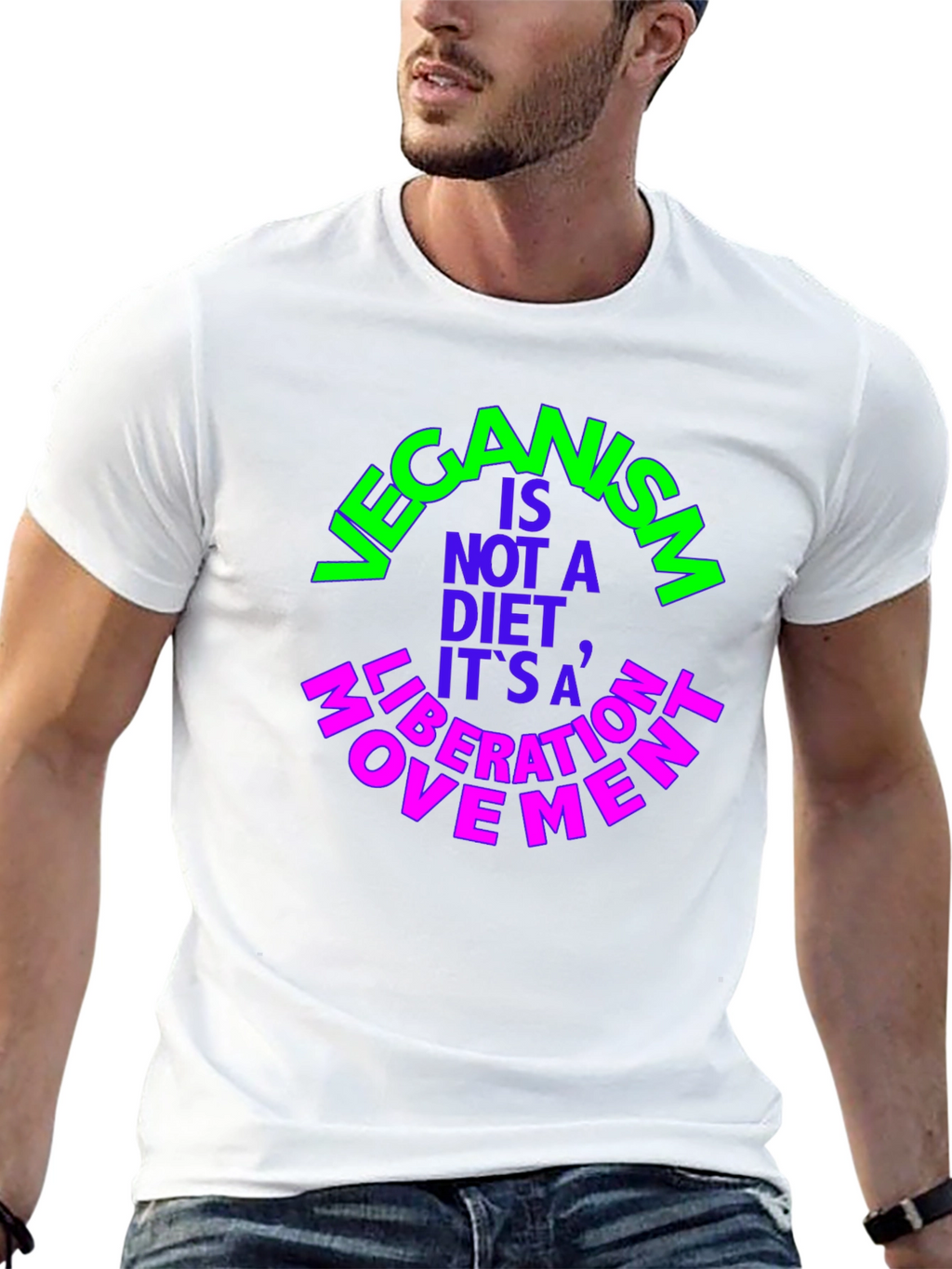 Vegan Liberation Movement Black Tee