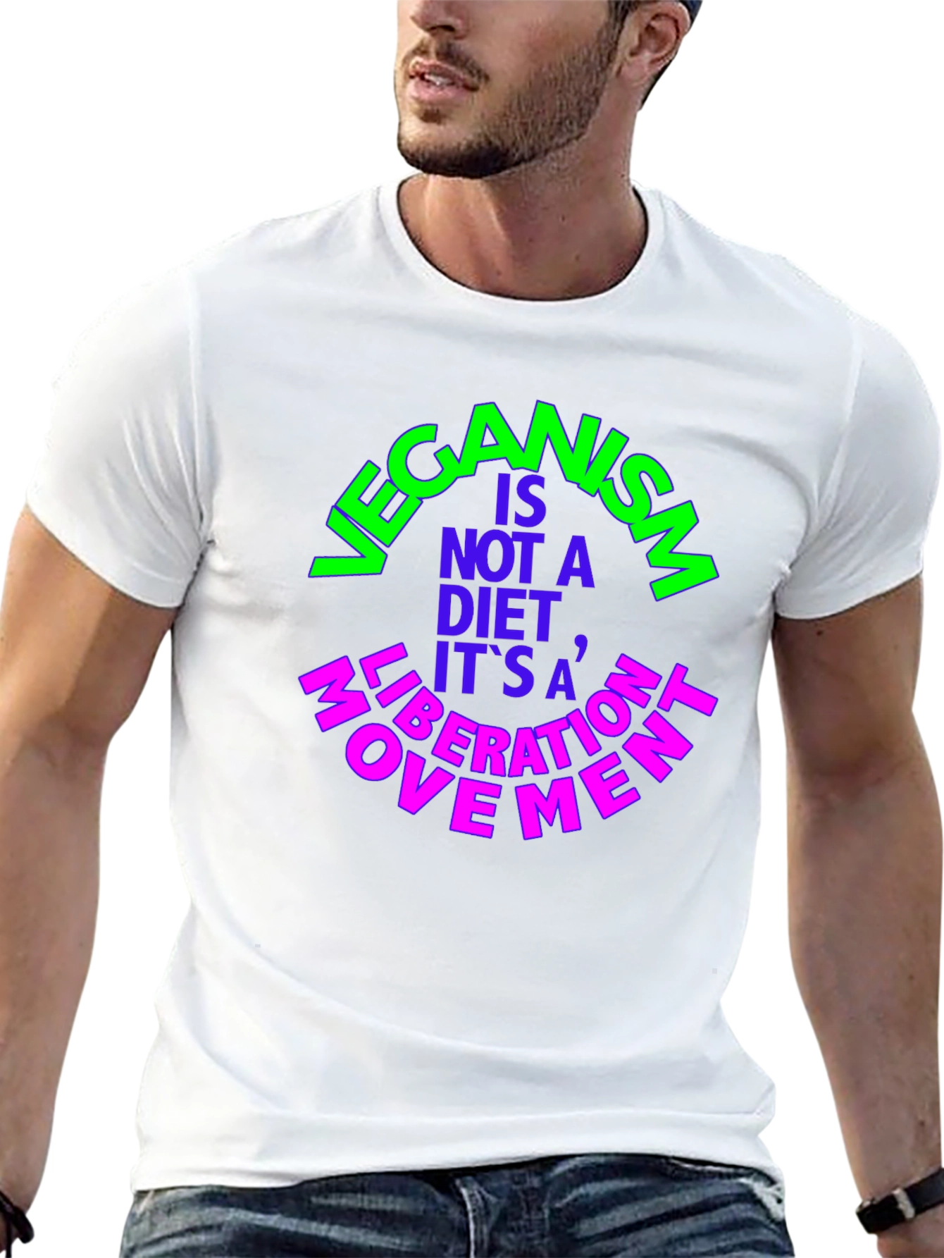 Vegan Liberation Movement Black Tee