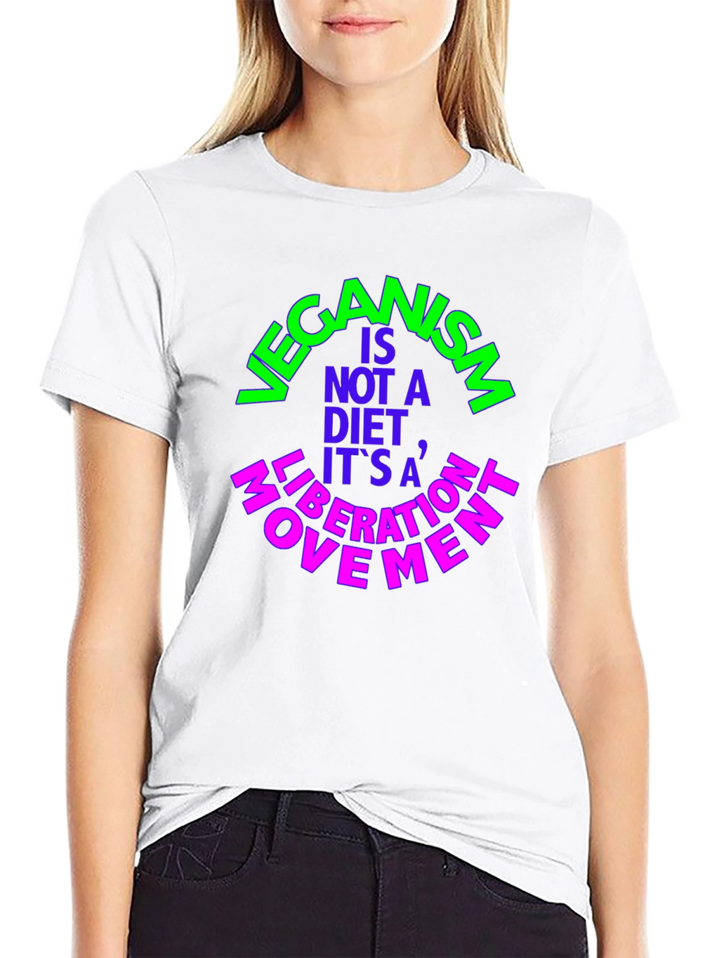 Vegan Liberation Movement Black Tee