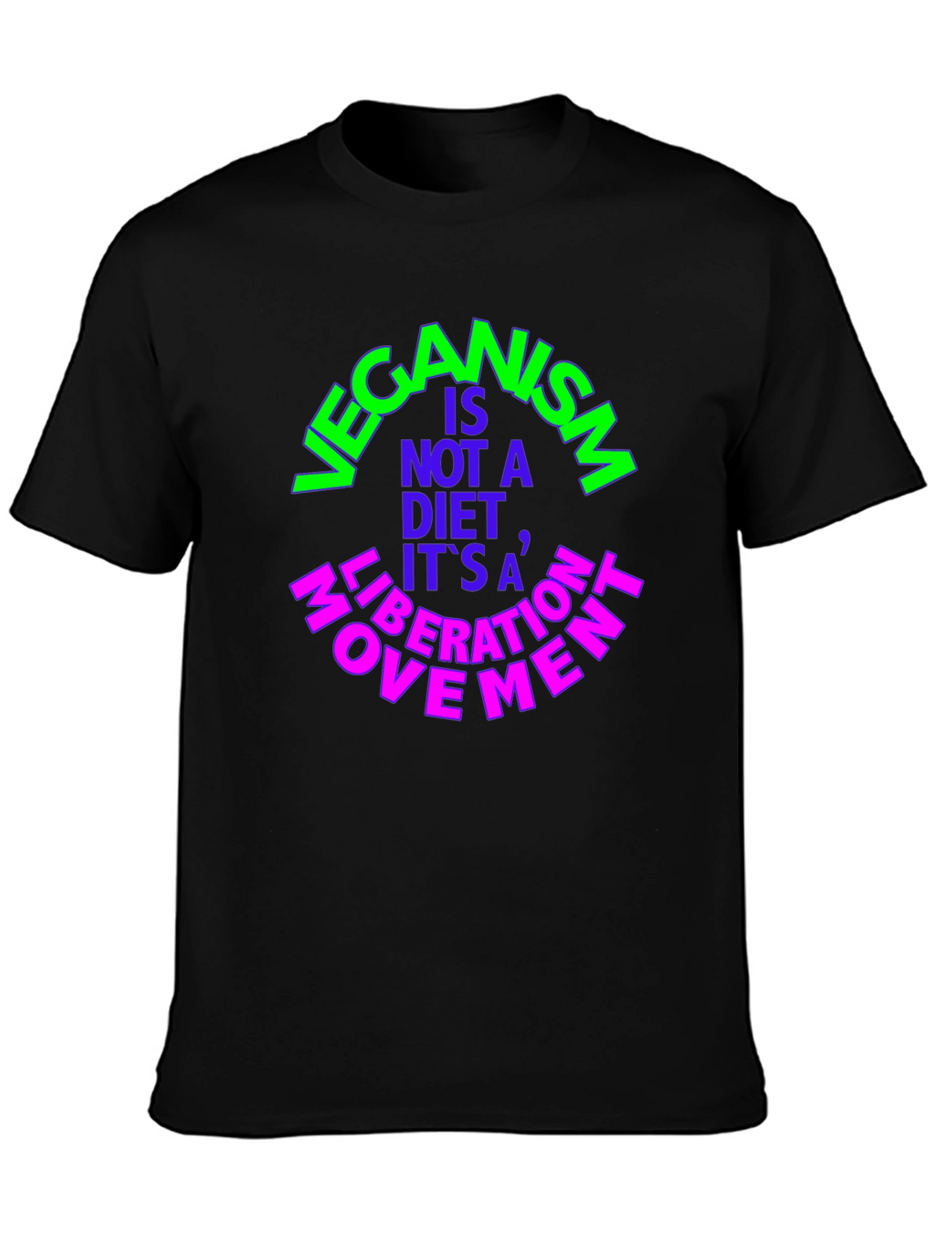 Vegan Liberation Movement Black Tee