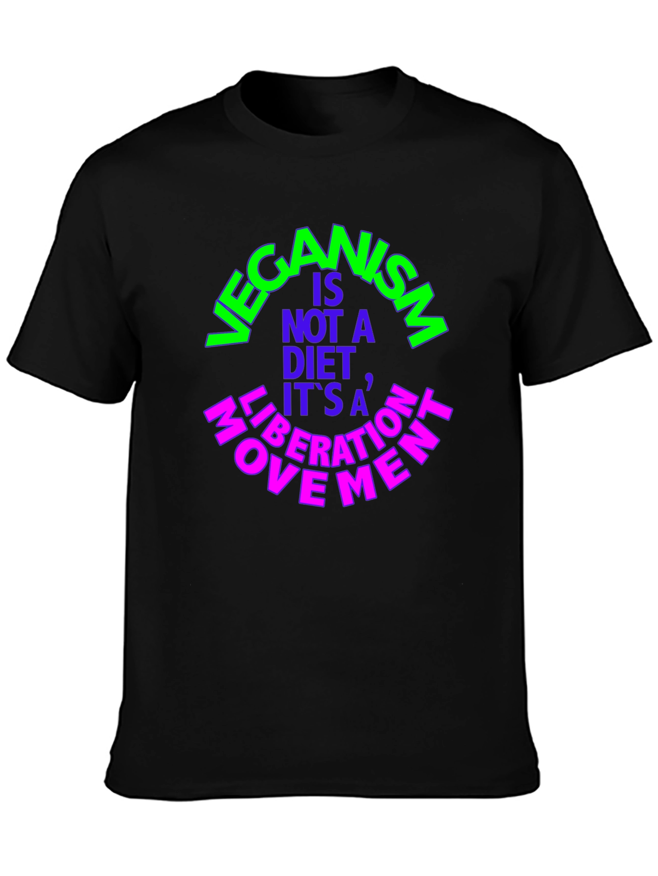Vegan Liberation Movement Black Tee