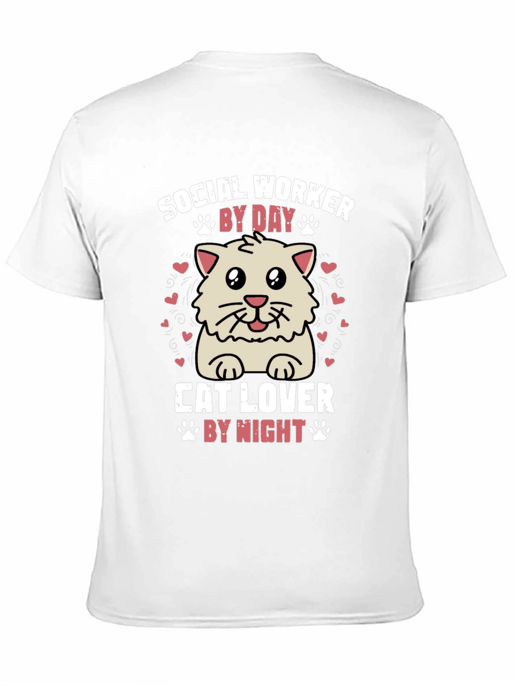 Social Worker Cat Lover Graphic Tee