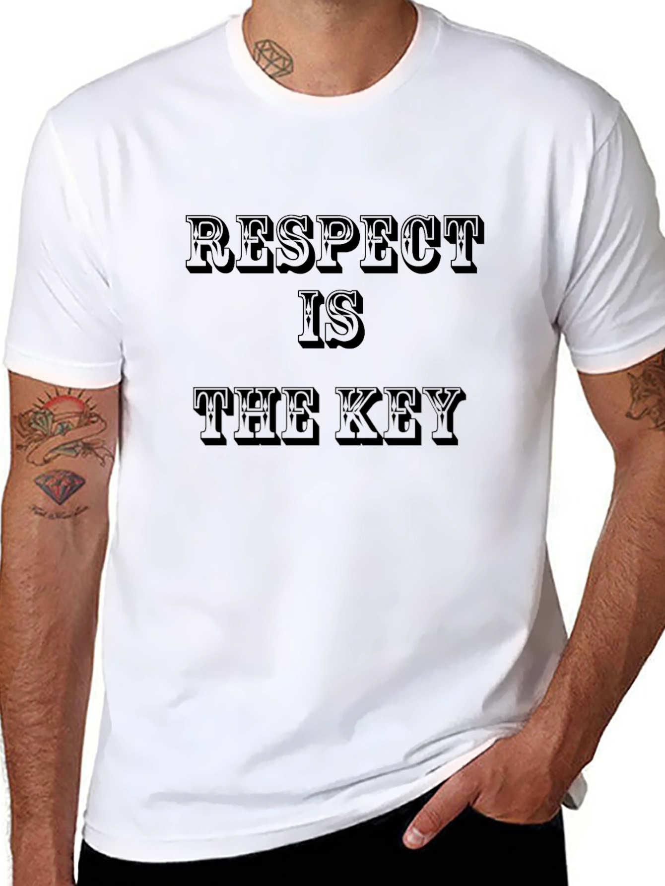 Respect is the Key T-Shirt - Menswear