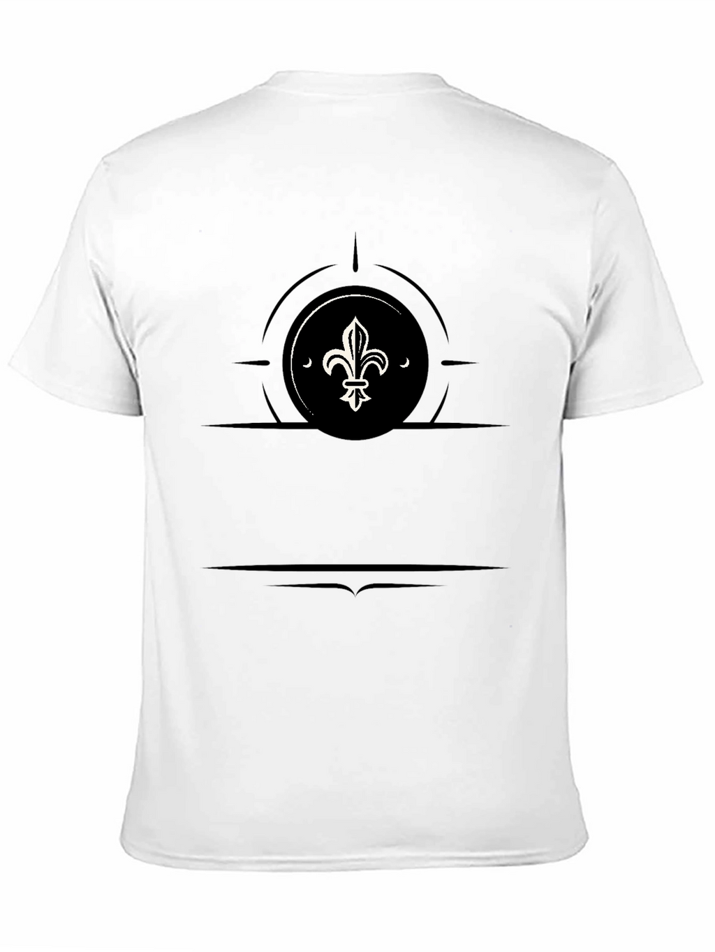 Fleur-de-lis Graphic Black T-Shirt