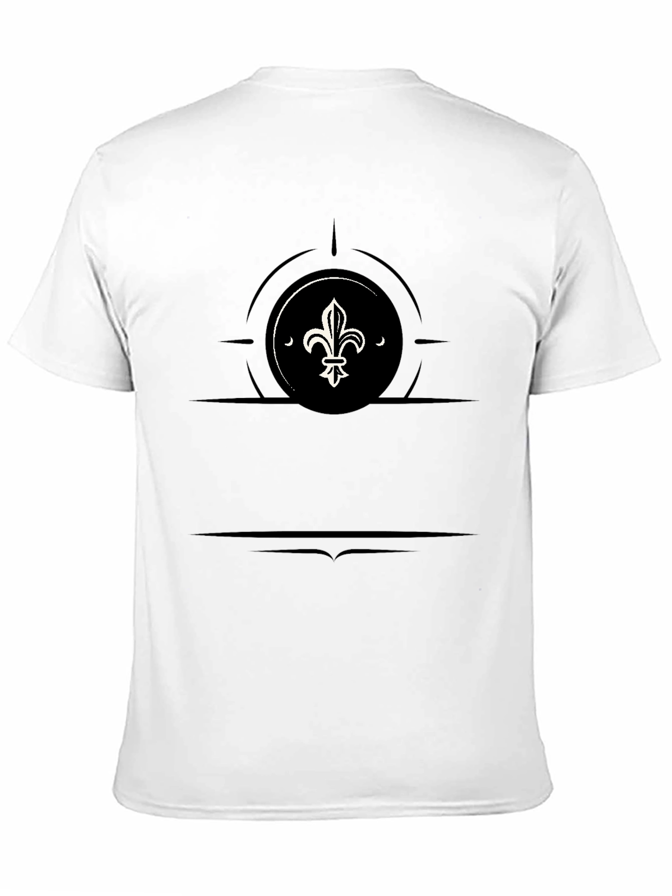 Fleur-de-lis Graphic Black T-Shirt