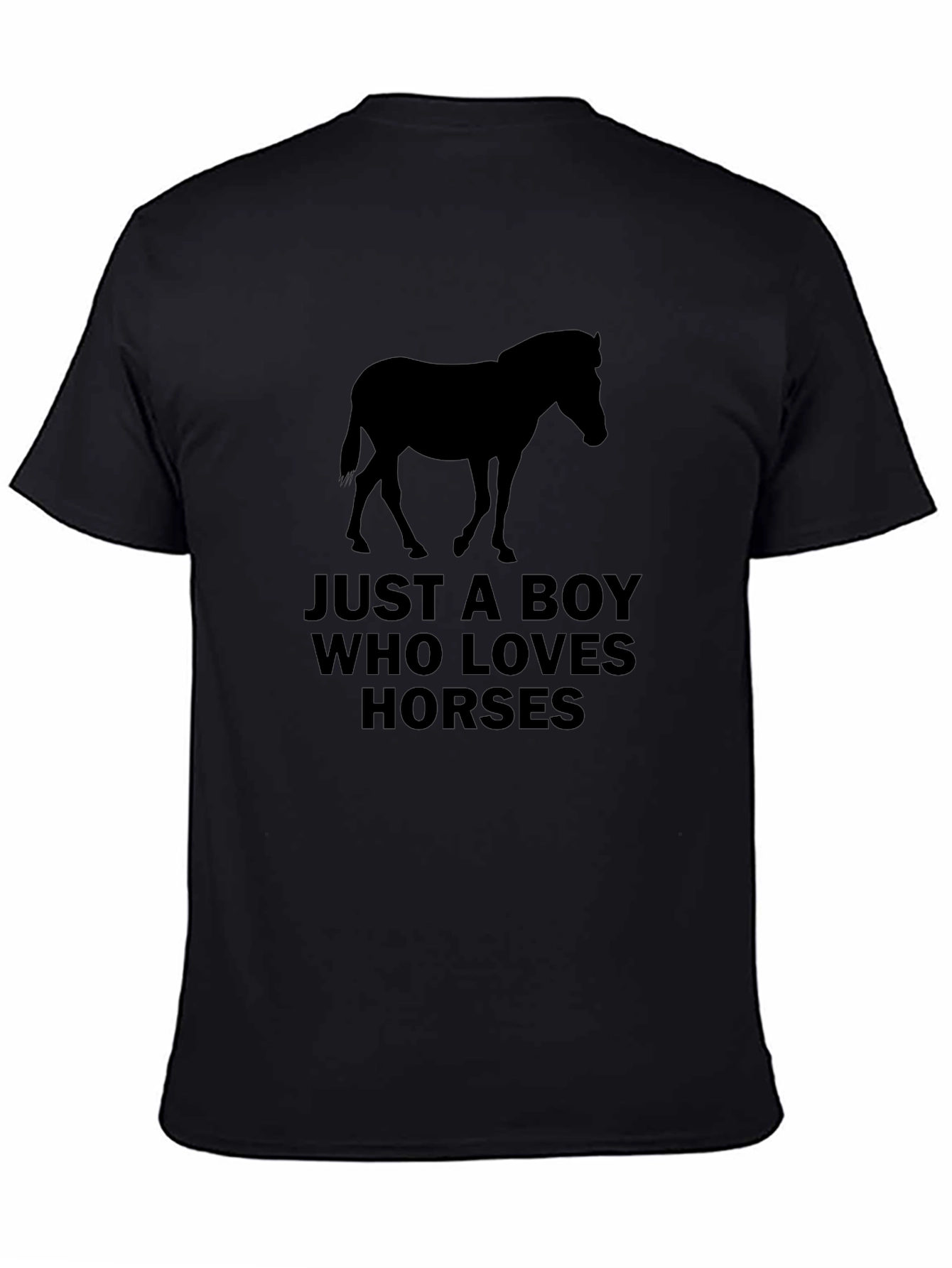 Just A Boy Who Loves Horses T-Shirt