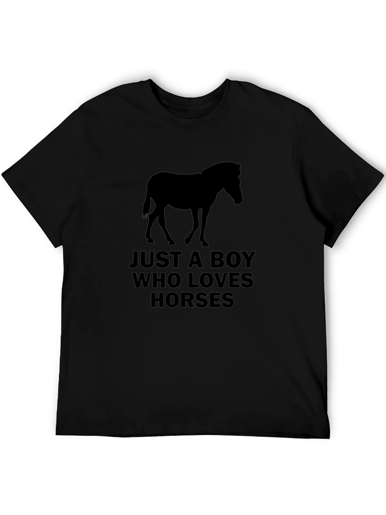 Just A Boy Who Loves Horses T-Shirt