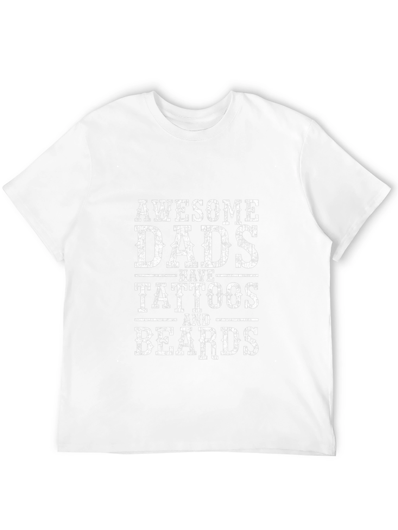 Awesome Dads Tattoos & Beards Graphic Tee