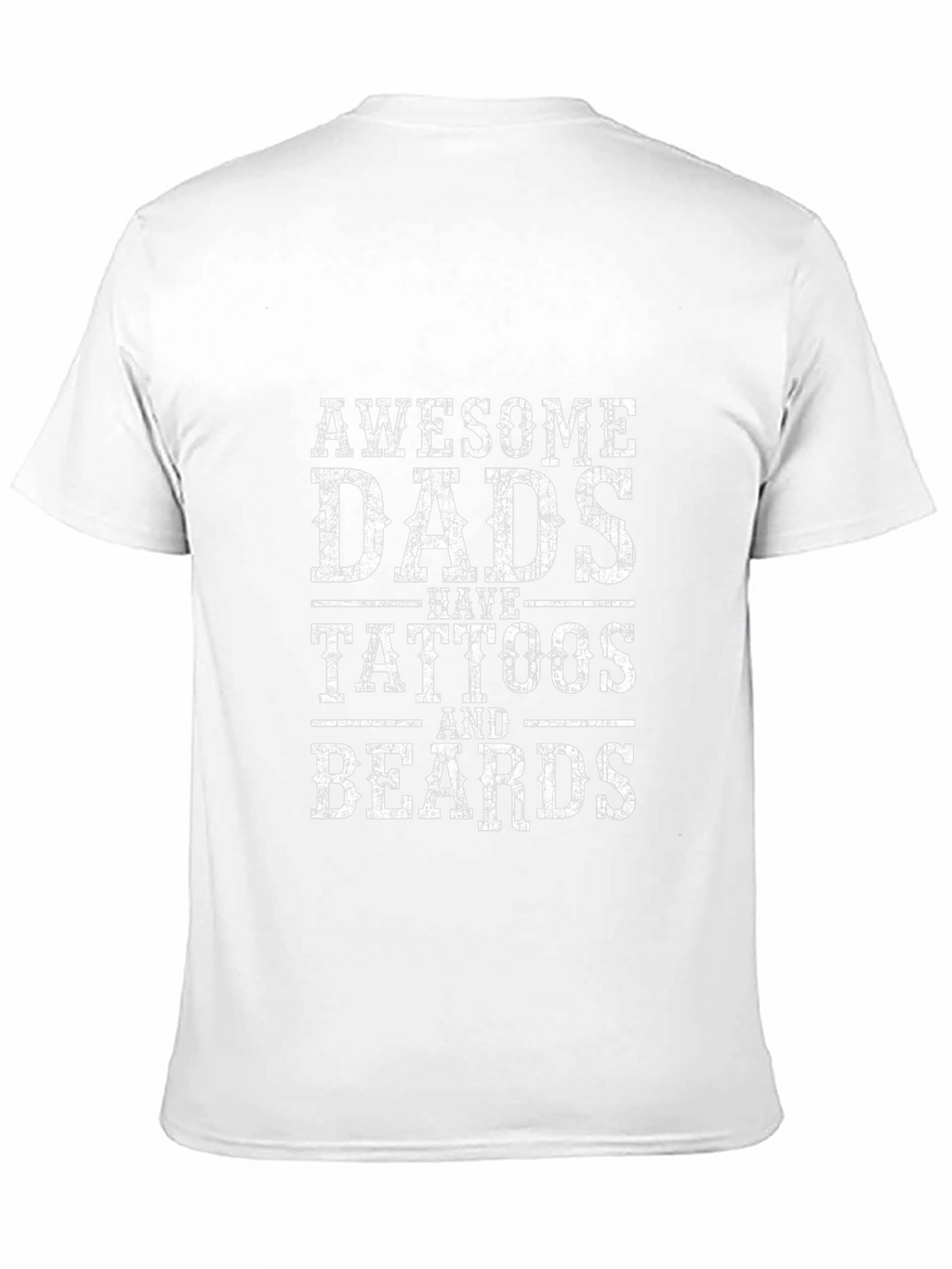 Awesome Dads Tattoos & Beards Graphic Tee