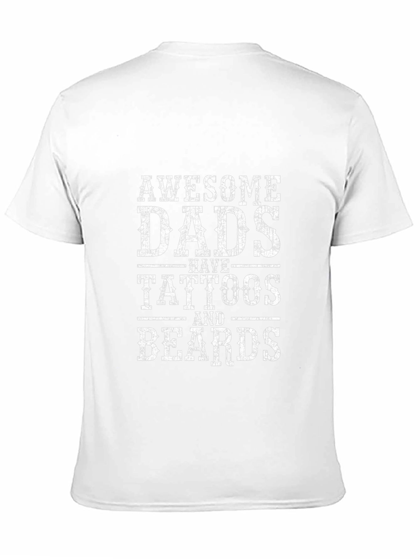 Awesome Dads Tattoos & Beards Graphic Tee