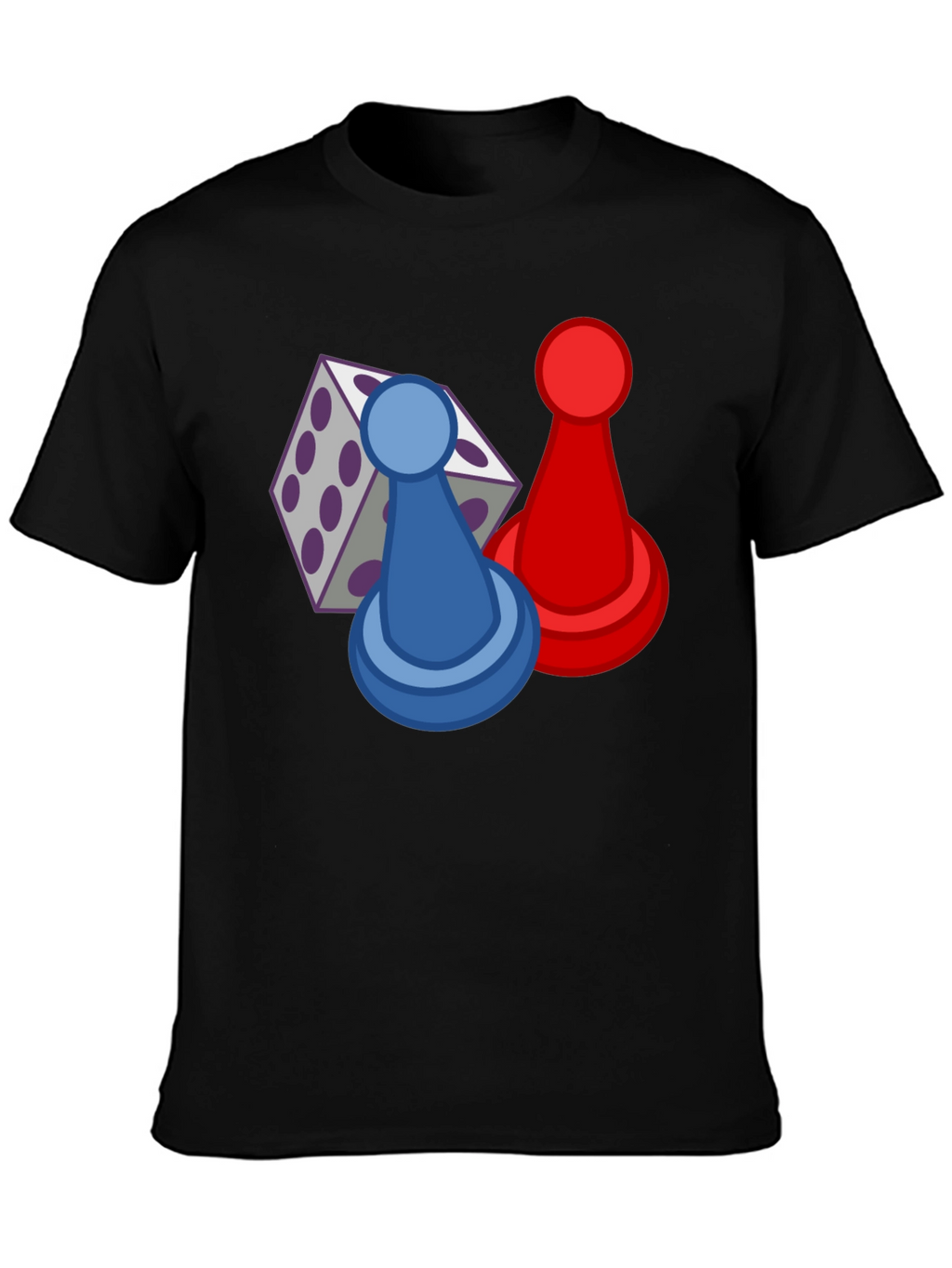 Board Game T-Shirt - Dice & Pawns